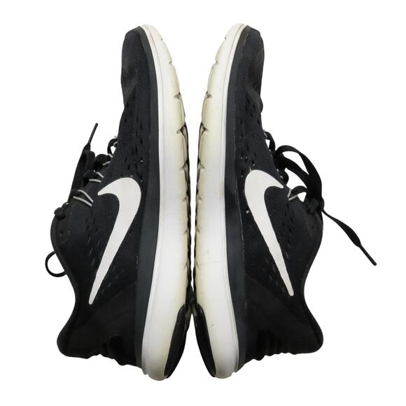 Nike Flex 2017 Run Black And White Sneakers Size 8 - Picture 6 of 11